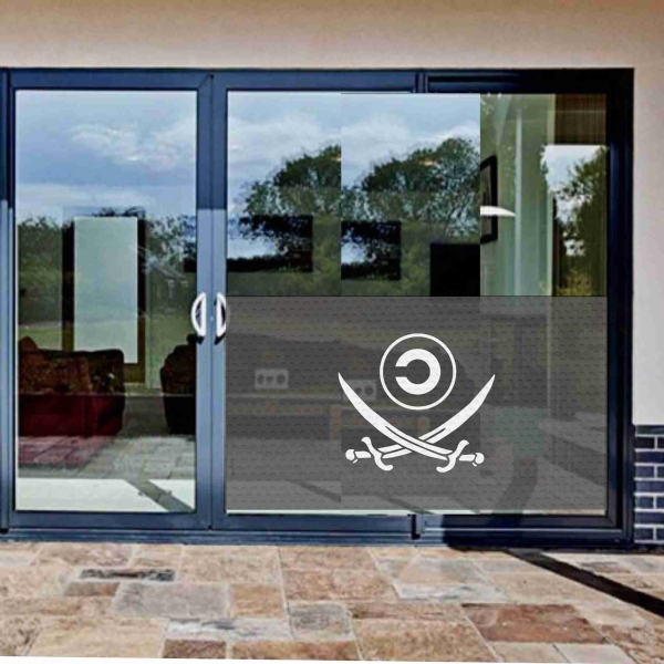Copyleft Pirate Symbol One Way Vision