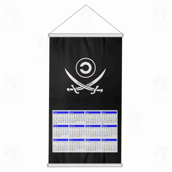 Copyleft Pirate Symbol Promosyon Bez Takvim