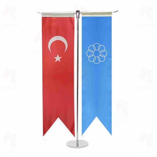 Eight Ringed T Masa Bayraklar�