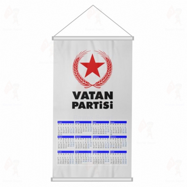 Vatan Partisi Promosyon Bez Takvim